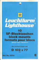 Leuchtturm - Blocs 102x77 Fond Transparent (Réf. 74761) - Fächer