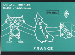 Vandoeuvre (54 Meurthe Et Moselle)   Carte QSL De RADIO- AMATEUR  1977 :   (PPP34484) - Vandoeuvre Les Nancy