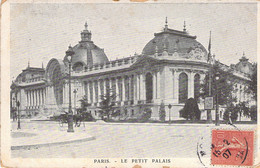 Paris - Le Petit Palais - Cachet OR Origine Rurale - Oblitération 1907 - Other Monuments