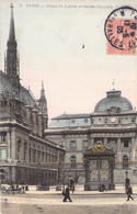 Paris - Palais De Justice Et Sainte Chapelle - Animé Et Colorisé - Oblitéré En Mai 1905 - Altri Monumenti, Edifici