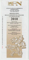 Vatican City Brochures Issues In 2010 Philatelic Program - Caravaggio - Christmas - Colecciones