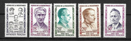 FRANCE 1959     SERIE N° 1198 à 1202     NEUFS Excellent Etat - Unused Stamps