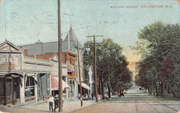 013571 "ARLINGTON N.J. - MIDLAND AVENUE"  ANIMATA.  CART  SPED 1913 - Dallas