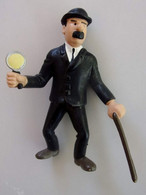 Tintin Figurine Dupond Dupont Loupe Plastoy 1994 TBE - Poppetjes - Plastic