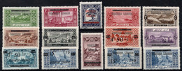 Grand Liban N°84* à 97* Neufs Charnières TB Cote : 52,00 € - Timbres-taxe