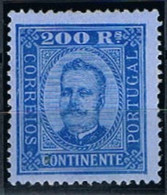 Portugal, 1892/3, # 78 A Dent. 13 1/2, Papel Porcelana, MH - Unused Stamps