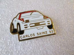 PIN'S    TOYOTA  CELICA   RALLYE   CARLOS SAINZ    92 - Toyota