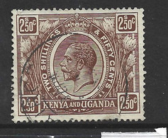 Kenya & Uganda, GVR, 1922, 2s50c Brown, C.d.s. Used, NAIROBI - Kenya & Uganda
