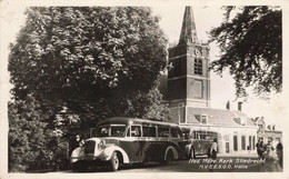 Sliedrecht Kerk Met Bushalte Bussen VEESOO 825 - Sliedrecht