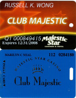 Lot De 2 Cartes : Majestic Star Casino : Gary IN - Casino Cards