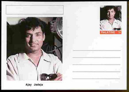 Palatine (Fantasy) Personalities - Ajay Jadeja (cricket) Postal Stationery Card Unused And Fine - Cricket