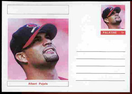 Palatine (Fantasy) Personalities - Albert Pujols (baseball) Postal Stationery Card Unused And Fine - Baseball