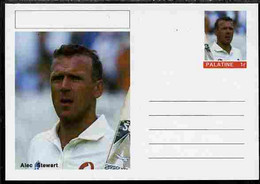 Palatine (Fantasy) Personalities - Alec Stewart (cricket) Postal Stationery Card Unused And Fine - Cricket