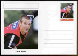 Palatine (Fantasy) Personalities - Chris Harris (cricket) Postal Stationery Card Unused And Fine - Cricket