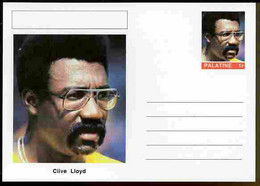 Palatine (Fantasy) Personalities - Clive Lloyd (cricket) Postal Stationery Card Unused And Fine - Cricket