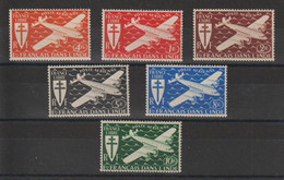 Inde 1942 Série Londres PA 1-6, 6 Val * Charnière MH - Unused Stamps