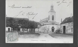 93     TREMBLAY Les GONESSE   L'EGLISE    ANIMATION BON ETAT   2 SCANS - Tremblay En France