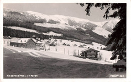 AK St Sankt Peter Svaty Petr Spindlermühle Spindleruv Mlyn Sport Hotel Buchberger Baude Winter Riesengebirge Feldpost - Sudeten