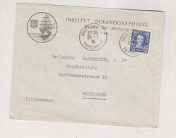 MONACO  1935  Nice Cover To Germany - Brieven En Documenten