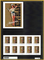 FRANCE CARNET COLLECTOR 10 TIMBRES MISS KEPI BLANC PIN-UP USA ANNEES 50  NEUF NON PLIE TB - Collectors