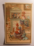 IMAGE CHROMO - AU BON MARCHE JOUETS LES GUIGNOLS - MARIONNETTES - BOUCICOT - GUIGNOL - FORMAT 8cm X 12cm J. MINOT PARIS - Autres & Non Classés