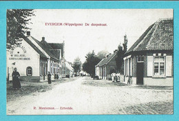 * Evergem (Wippelgem - Gent - Oost Vlaanderen) * (R. Meuleman - Ertvelde) De Dorpstraat, W. Dullaers, Zeldzaam, TOP - Evergem