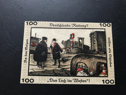 Notgeld - Billet Necéssité Allemagne - 100 Pfennig - Neugeaben Hausbruch  - 15 Aout 1921 - Sin Clasificación