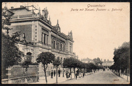 E8230 - Großenhain Post Postamt Bahnhof - Verlag Reinicke & Rubin - Grossenhain