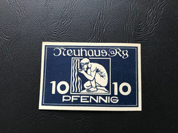 Notgeld - Billet Necéssité Allemagne - 10 Pfennig - Neuhaus Am Rennweg - 1 Mars 1921 - Ohne Zuordnung