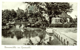 Lübben Lieberose Alt Zauche-Wußwerk Dahme 1943 " Kannomühle Im Spreewald " Privatkarte Rest. Wotschofska Ernst Kirchner - Luebben (Spreewald)