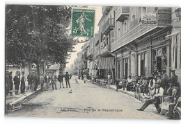 CPA 07 Le Teil Rue De La Republique - Le Teil