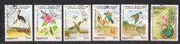 Monaco  1991 Yvertn° 1754-1759 (o) Oblitéré Cote 14,35 € Faune Et Flore Oiseaux Vogels Birds - Usados