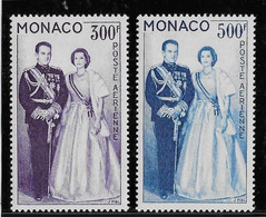 Monaco Poste Aérienne N°71/72 - Neuf * Avec Charnière - TB - Aéreo