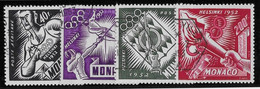 Monaco Poste Aérienne N°51/54 - Oblitéré - TB - Poste Aérienne