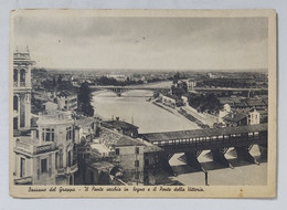 98140 Cartolina Vicenza - Bassano Del Grappa - Ponte Vecchio - VG 1935 - Vicenza