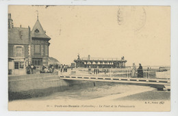 PORT EN BESSIN - Le Pont Et La Poissonnerie (cachet Militaire Au Dos De L' HÔPITAL AUXILIAIRE N° 27 BAYEUX ) - Port-en-Bessin-Huppain