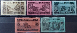 R2452/999 - 1925 - COLONIES FR. - GRAND LIBAN - TIMBRES TAXE - SERIE COMPLETE - N°11 à 15 NEUFS* - Strafport