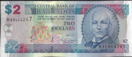 BARBADES - 2 Dollars 2007 UNC - Barbados
