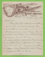 Porto - Carta De 1913 Do Hotel Sul-Americano - Portugal - Portugal