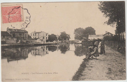 Delcampe - Bondy (93 - Seine Saint Denis) Les Pêcheurs à La Gare D'Eau - Bondy