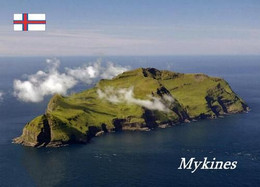 Faroe Islands Mykines Island Aerial View New Postcard Färöer AK - Faroe Islands