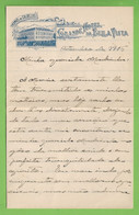 Caldelas - Carta De 1916 Do Grande Hotel Da Bela Vista. Amares. Braga. Portugal. - Portugal