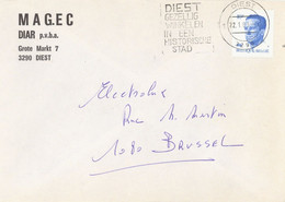 BELGIUM. POSTMARK DIEST. - Andere & Zonder Classificatie