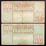 Germany Campager Westerbork 100 Cent Seri BB N°2680 ( Only 1 Notes Solo 1 Pz ) Lotto 3721 - [7] Colecciones