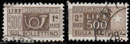 Italie Colis Postaux 1946. ~ CP 66 - 500 L. Cor De Chasse - Colis-postaux