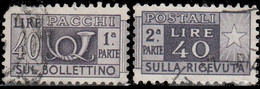 Italie Colis Postaux 1956. ~ CP 77 - 40 L. Cor De Chasse - Paketmarken