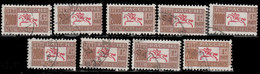 Italie Colis Postaux 1956. ~ CP 90 (par 9) - 2 000 L. Cor De Chasse - Paketmarken