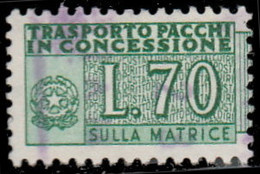 Italie Colis Postaux 1956. ~ CP 93A  - 70 L. Chiffre - Postal Parcels