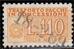 Italie Colis Postaux 1956. ~ CP 98  - 110 L. Chiffre - Colis-postaux