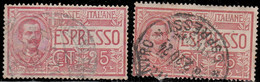 Italie Expres 1903. ~ Ex 1 (par 2) - Victor-Emmanuel III - Posta Espresso